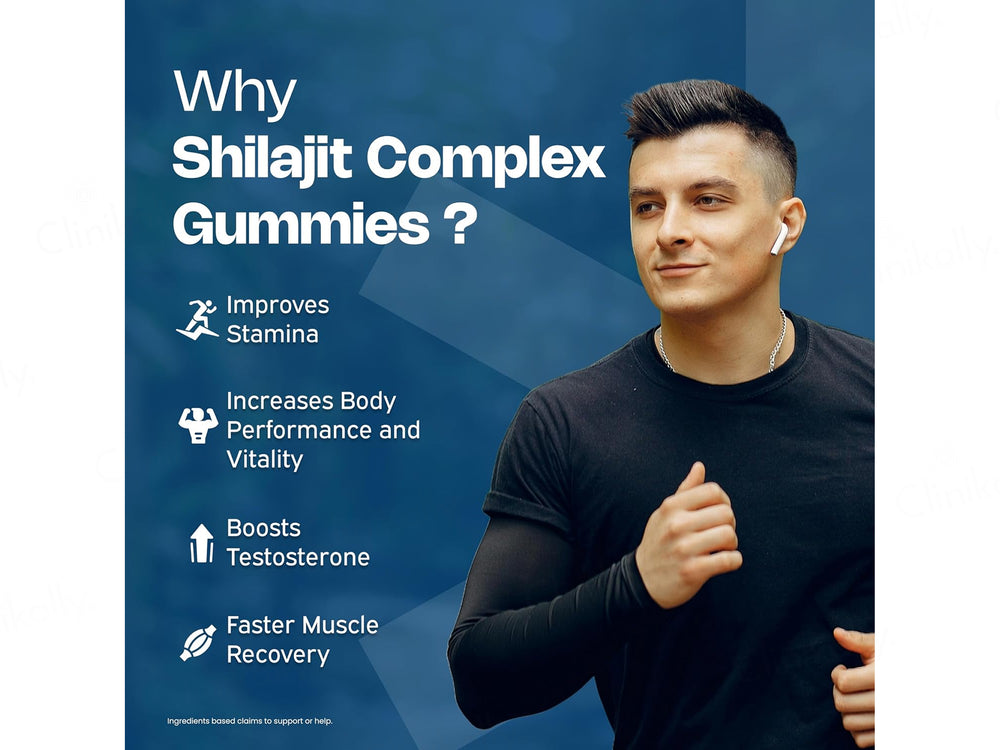 Nutriburst Shilajit Complex Nutraceutical Gummies - Mixed Berry Flavour