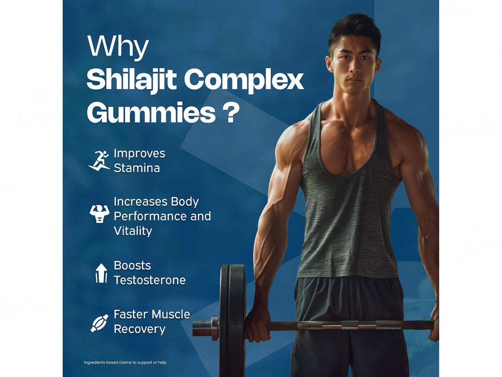 Nutriburst Shilajit Complex Nutraceutical Gummies - Mixed Berry Flavour