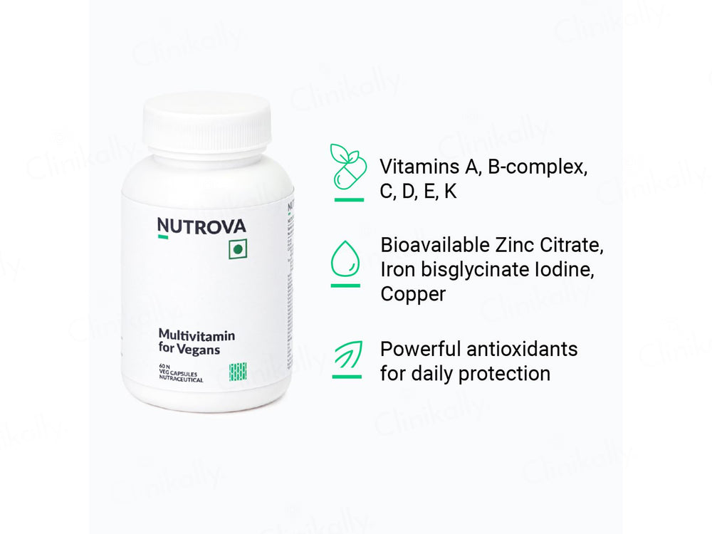 Nutrova Multivitamin Nutraceutical Capsule For Vegans