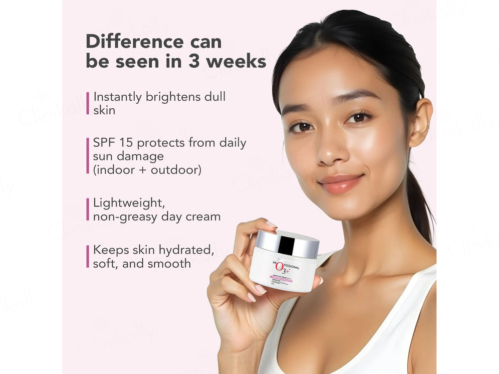 O3+ Bright Day Cream SPF 15 Brightening & Glow Boosting
