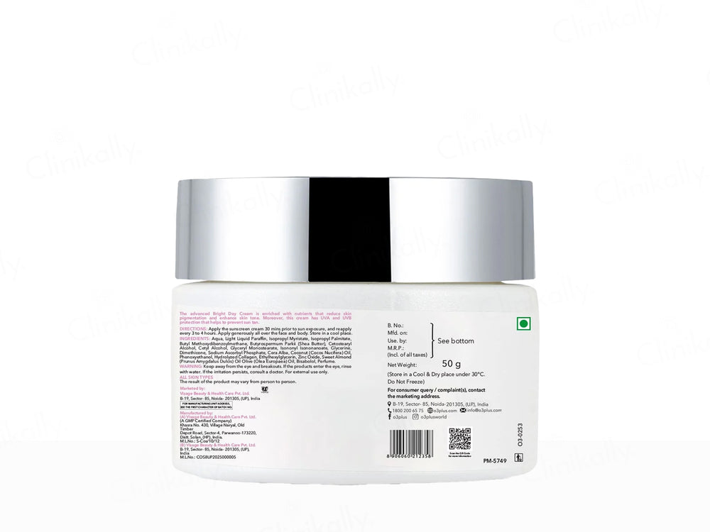 O3+ Bright Day Cream SPF 15 Brightening & Glow Boosting