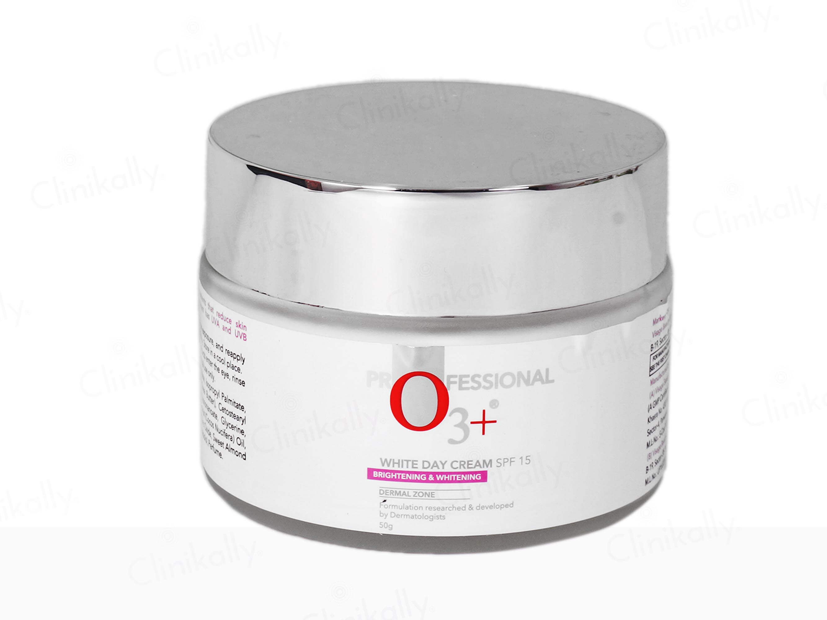 O3+ Brightening & Whitening Day Cream SPF 15 - Clinikally