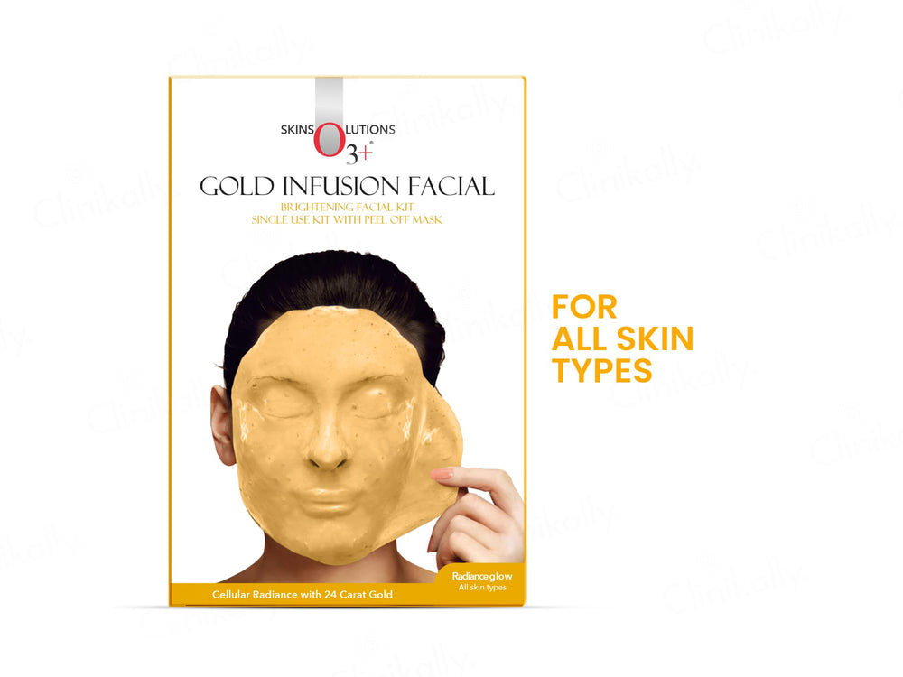 O3+ Gold Infusion Brightening Single Use Facial Kit