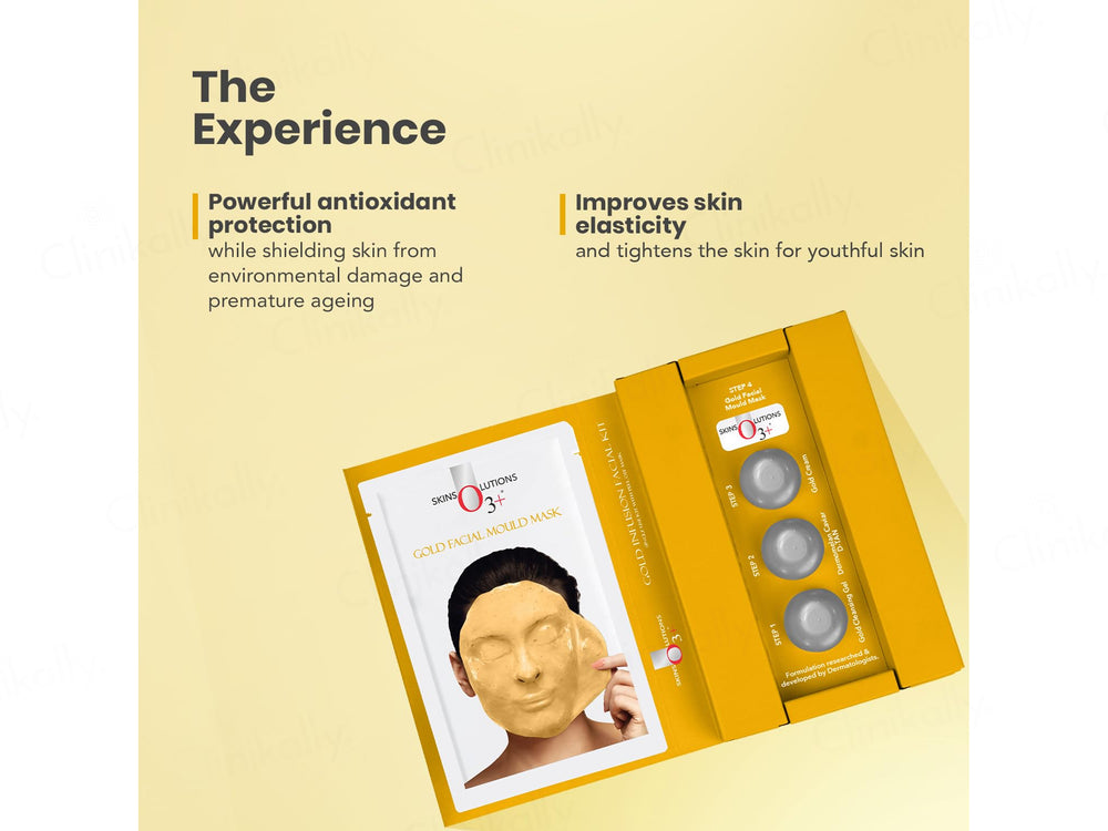 O3+ Gold Infusion Brightening Single Use Facial Kit