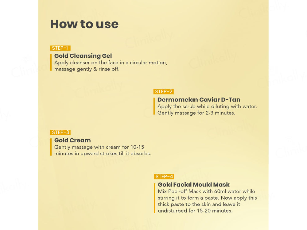 O3+ Gold Infusion Brightening Single Use Facial Kit