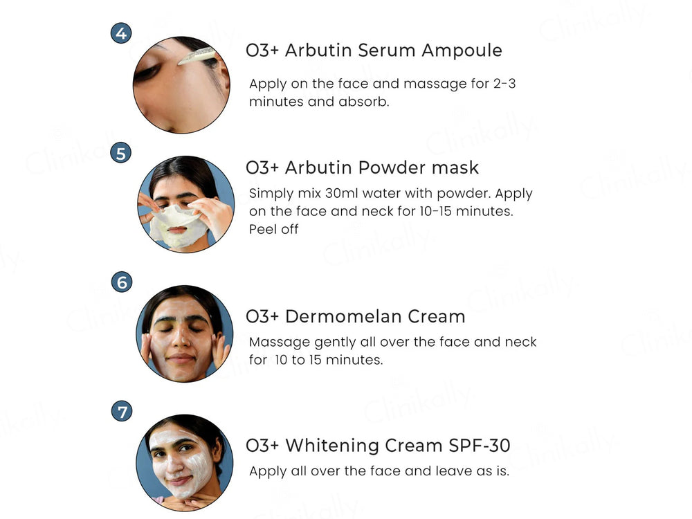 O3+ Shine & Glow Single Use Facial Kit