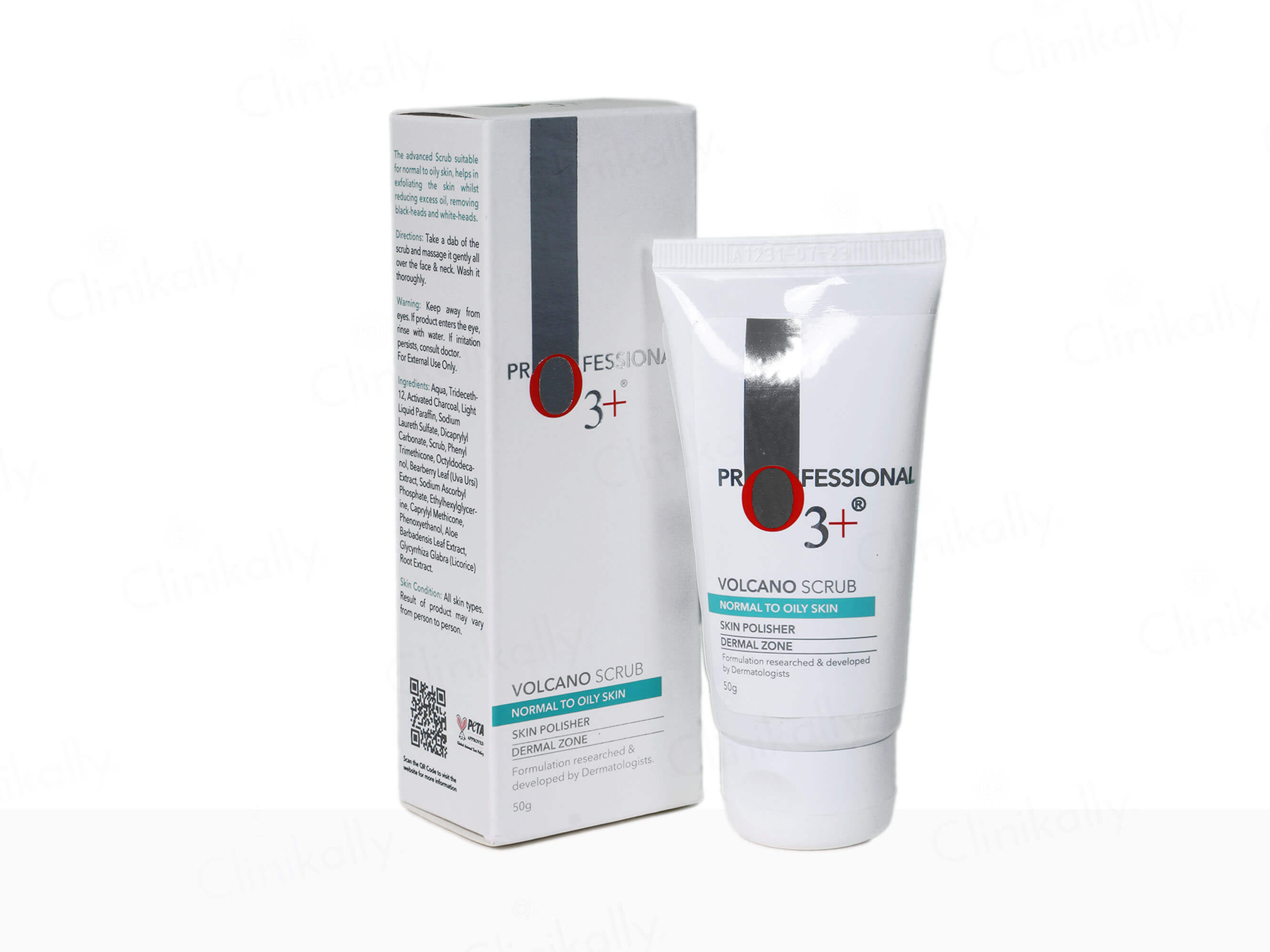 O3+ Volcano Scrub Normal To Oily Skin - Clinikally