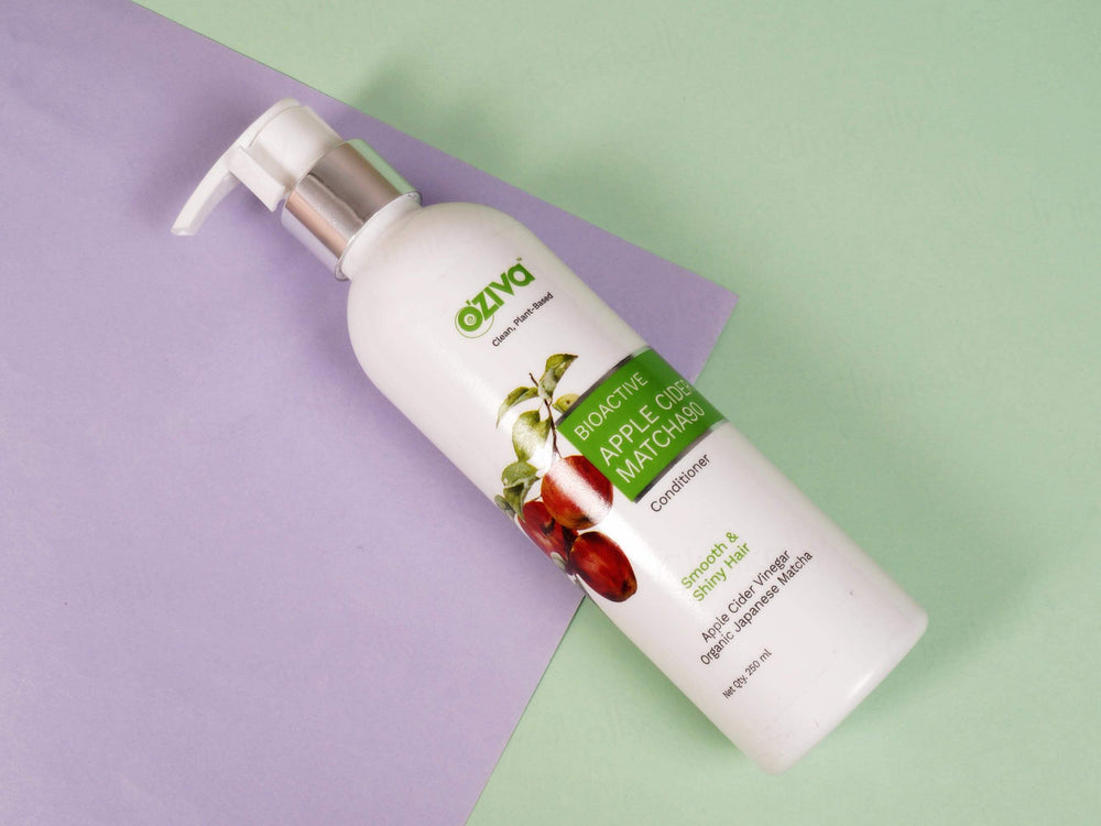 OZiva Bioactive Apple Cider Vinegar Matcha90 Conditioner -Clinikally