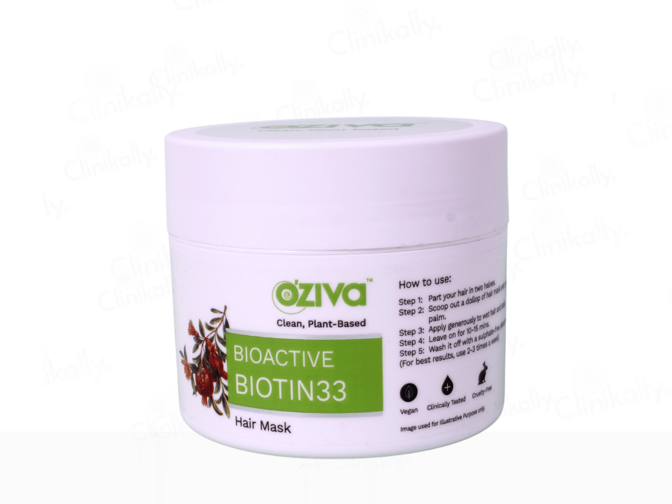 OZiva Bioactive Biotin33 Hair Mask - Clinkally