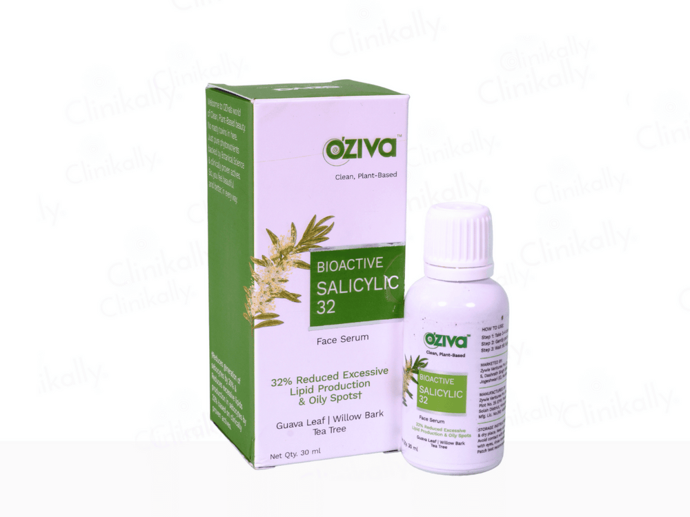 OZiva Bioactive Salicylic32 Face Serum - Clinikaly