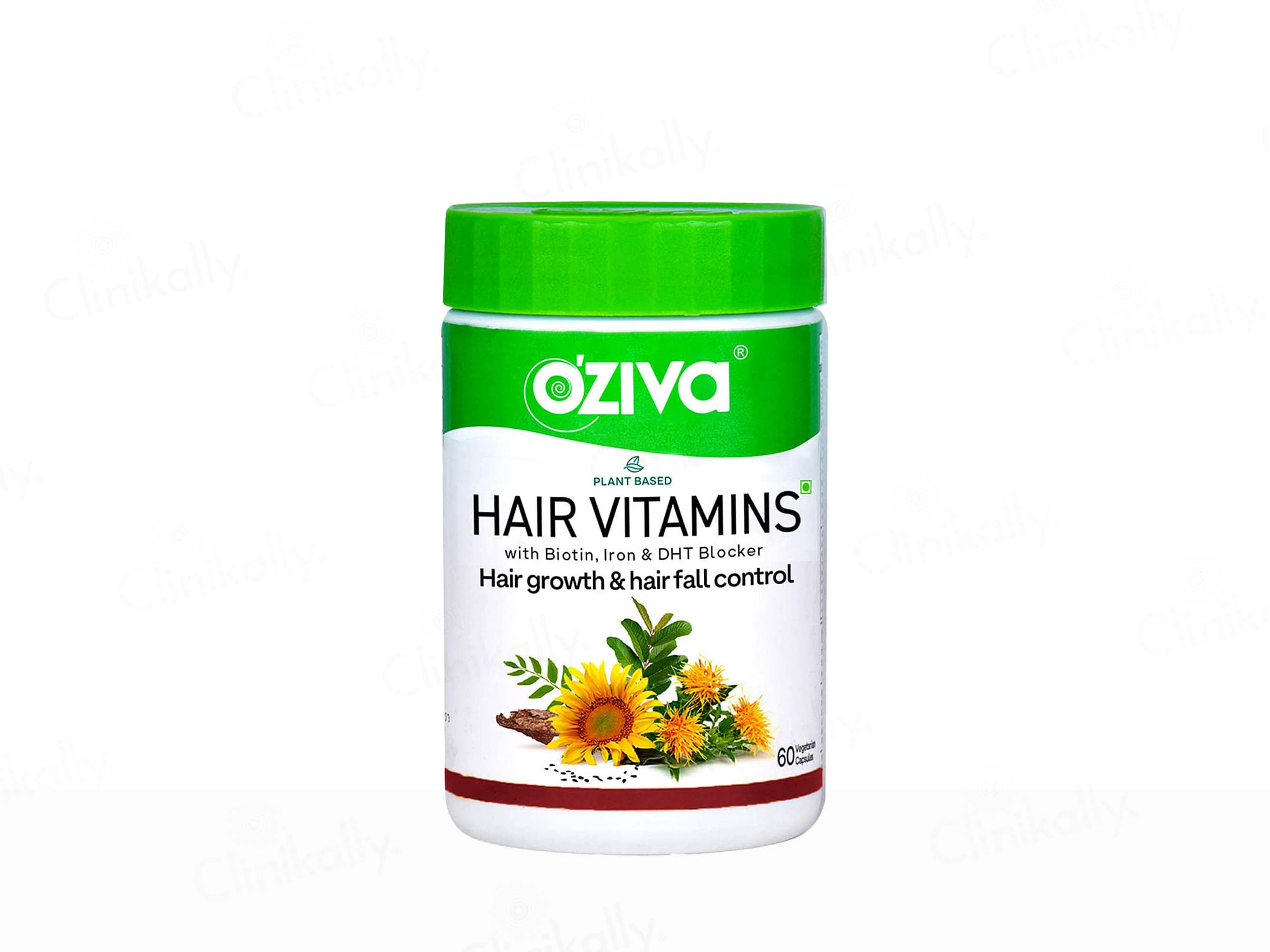 Buy OZiva Hair Vitamins Capsule For Hair Growth & Hair Fall Control