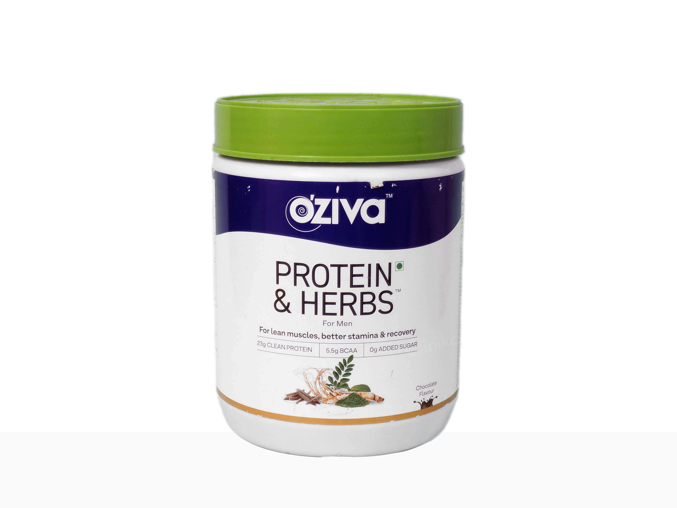 OZiva Protein & Herbs, Men, Whey Protein - Chocolate - Clinikally