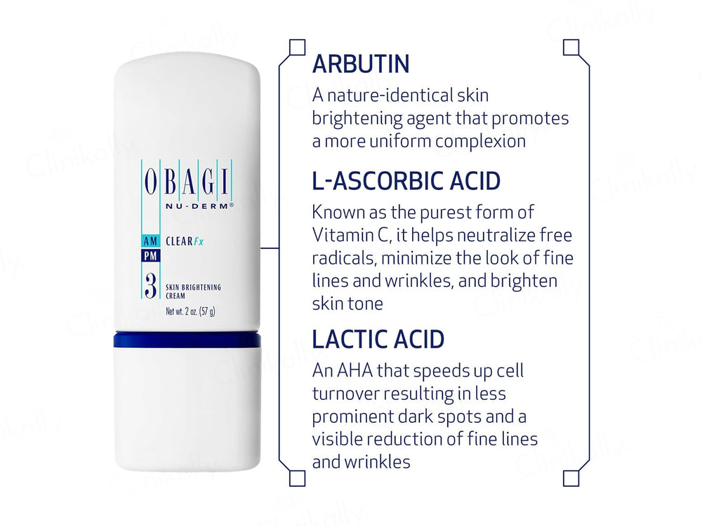 Obagi Nu-Derm Clear Fx Skin Brightening Cream