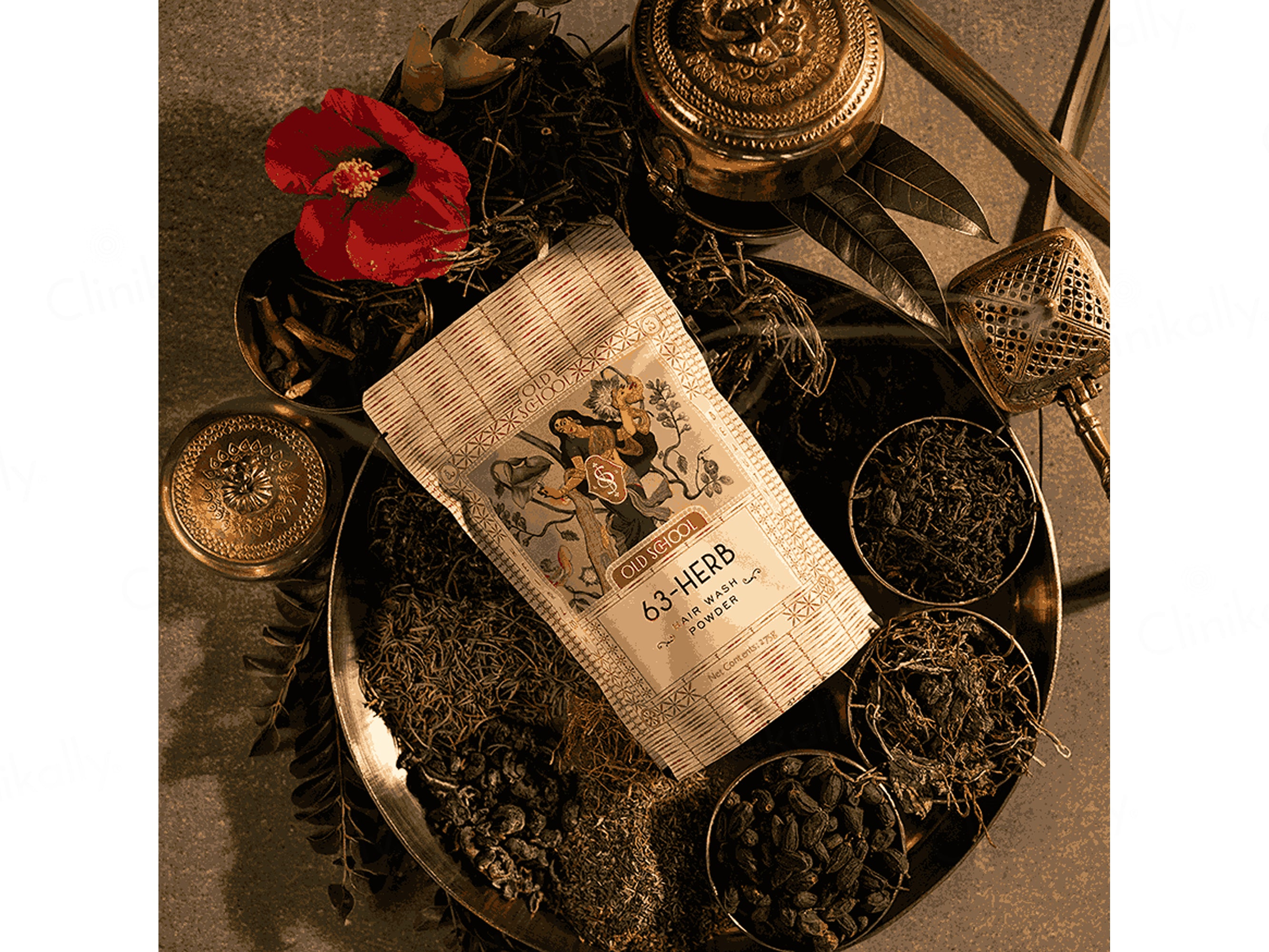 Old School 63-Herb Hair Wash Powder