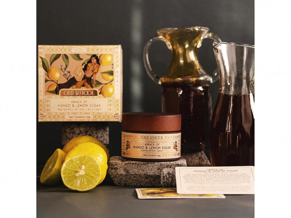 Old School Arrack Of Mango & Lemon Sugar Exfoliating Jelly