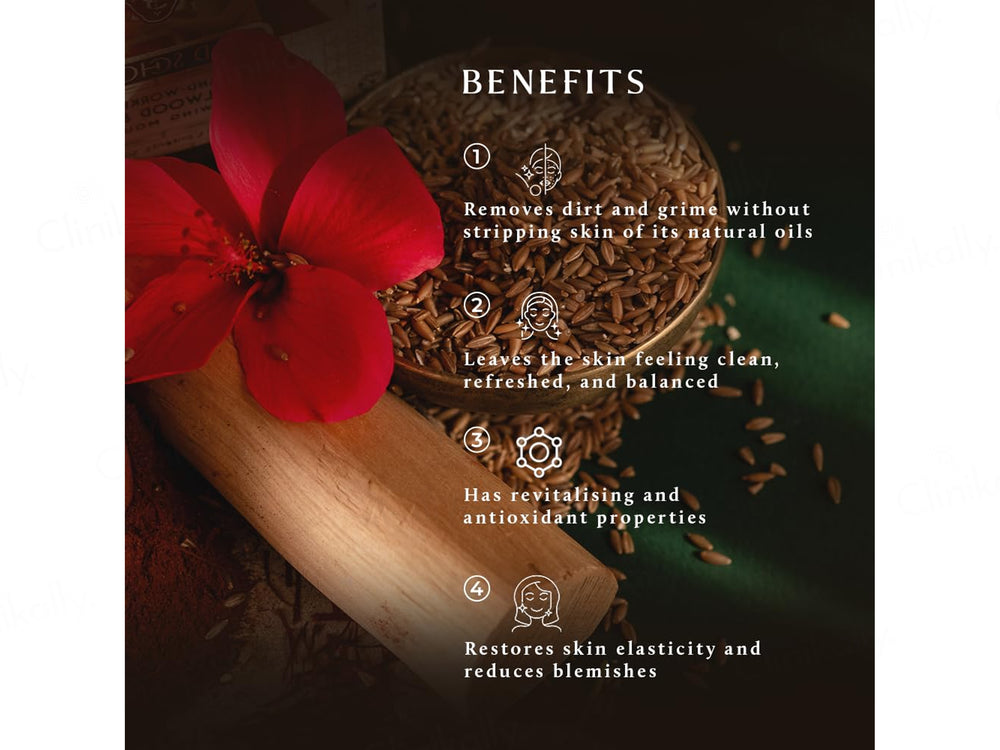 Old School Hand-Worked Red Sandalwood & Saffron Glow-Defining Cleansing Powder
