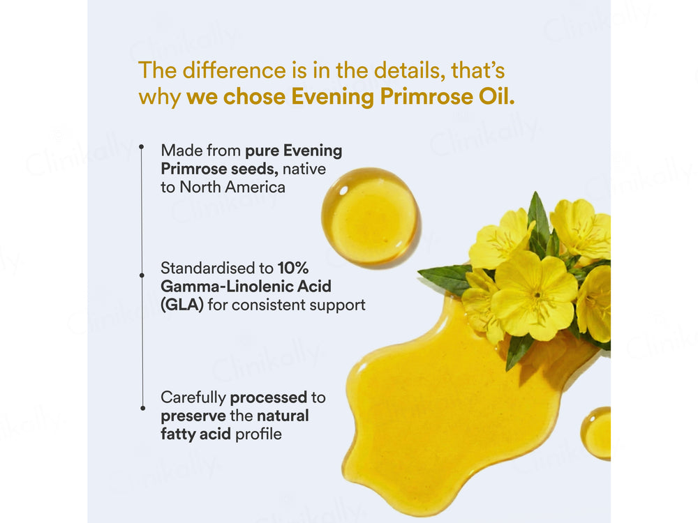Origins Nutra Evening Primrose Oil 500mg Nutraceutical Veg Softgel Capsule
