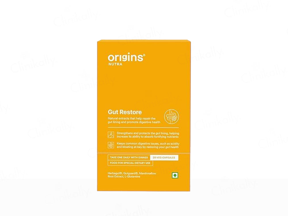 Origins Nutra Gut Restore Nutraceutical Veg Capsule
