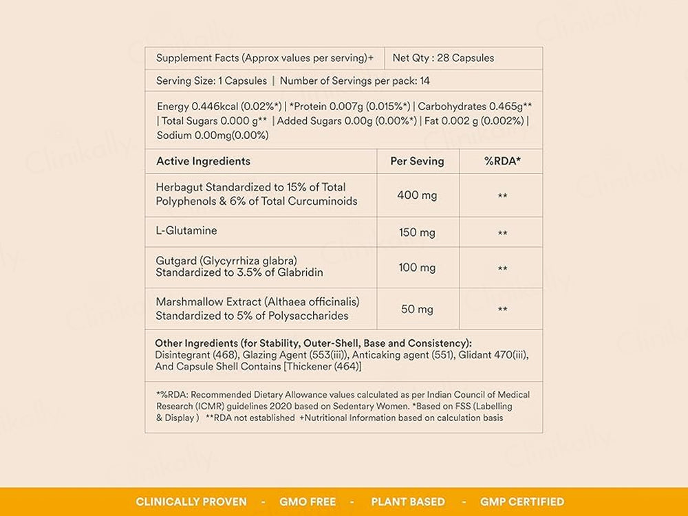 Origins Nutra Gut Restore Nutraceutical Veg Capsule