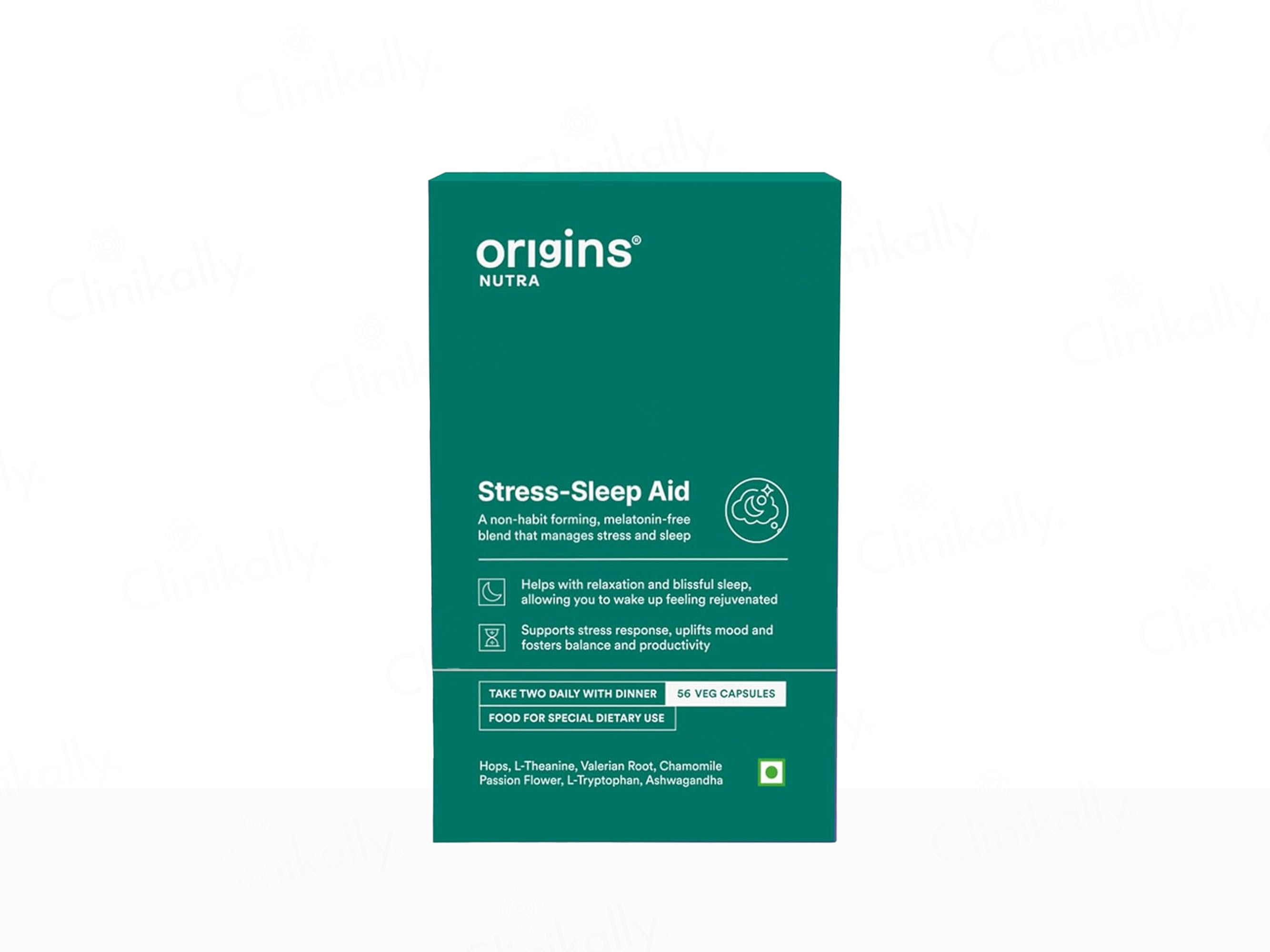 Origins Nutra Stress-Sleep Aid Nutraceutical Veg Capsule