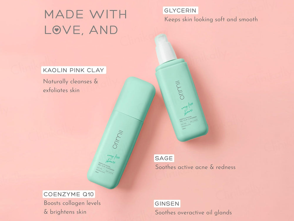 Orimii Gentle Facial Gel Clay Cleanser