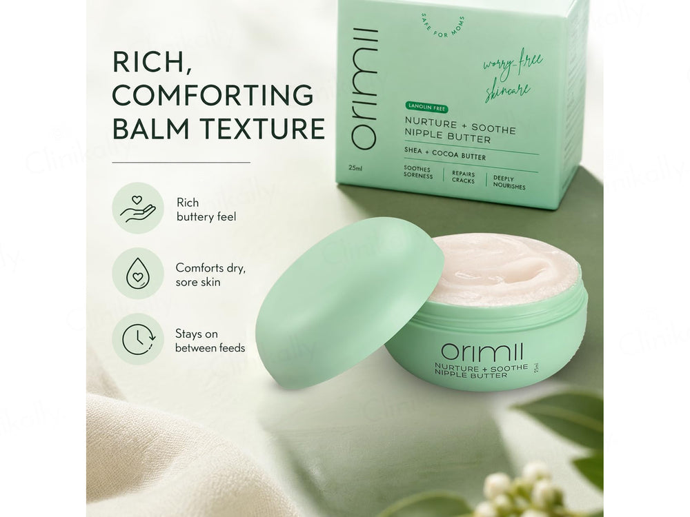 Orimii Nurture + Soothe Nipple Butter