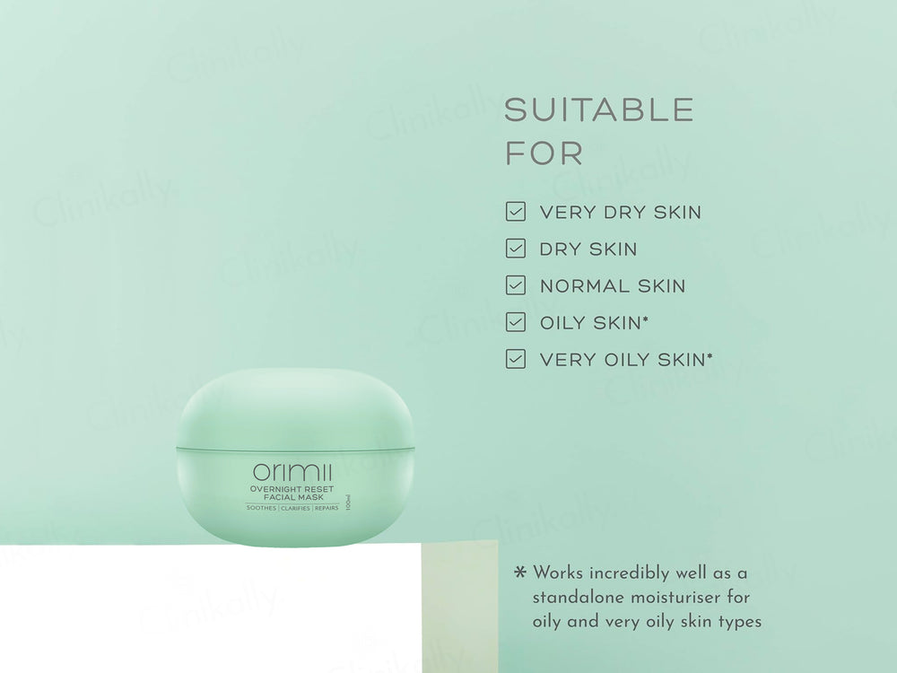 Orimii Overnight Reset Sleeping Face Mask