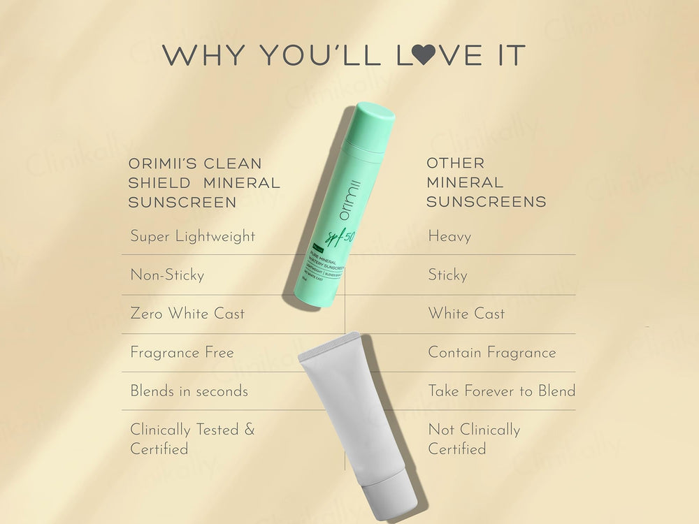 Orimii Pure Mineral Watery Sunscreen SPF 50 PA++++