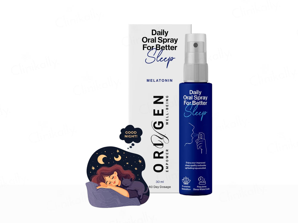Oriygen Melatonin Daily Oral Spray - Cranberry Flavour