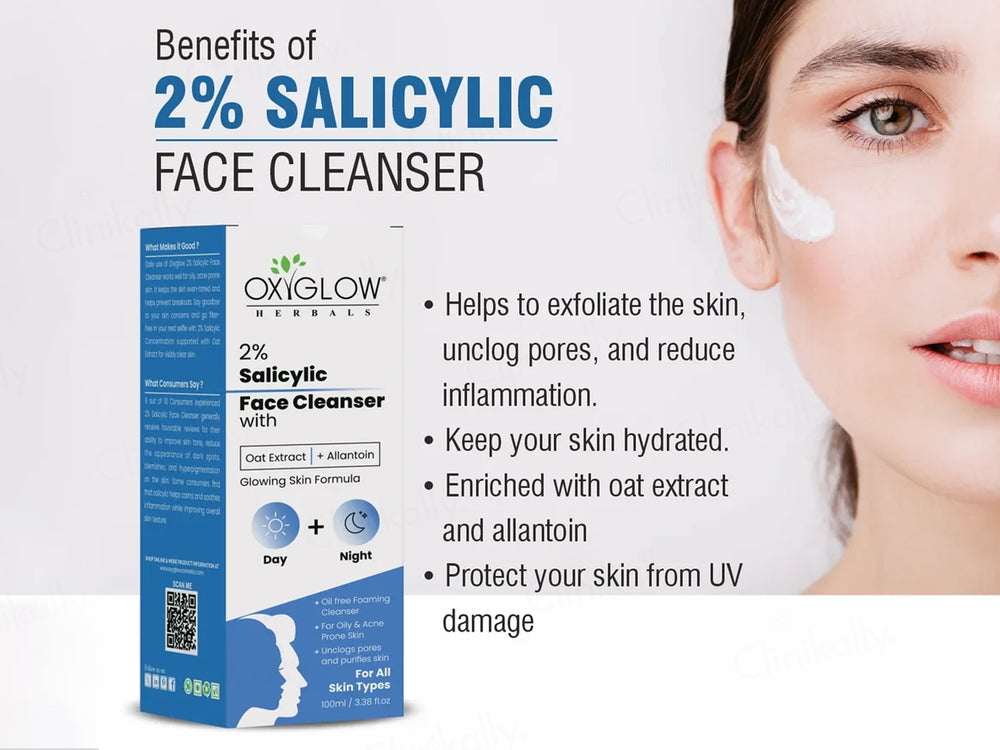 Oxyglow 2% Salicylic Face Cleanser