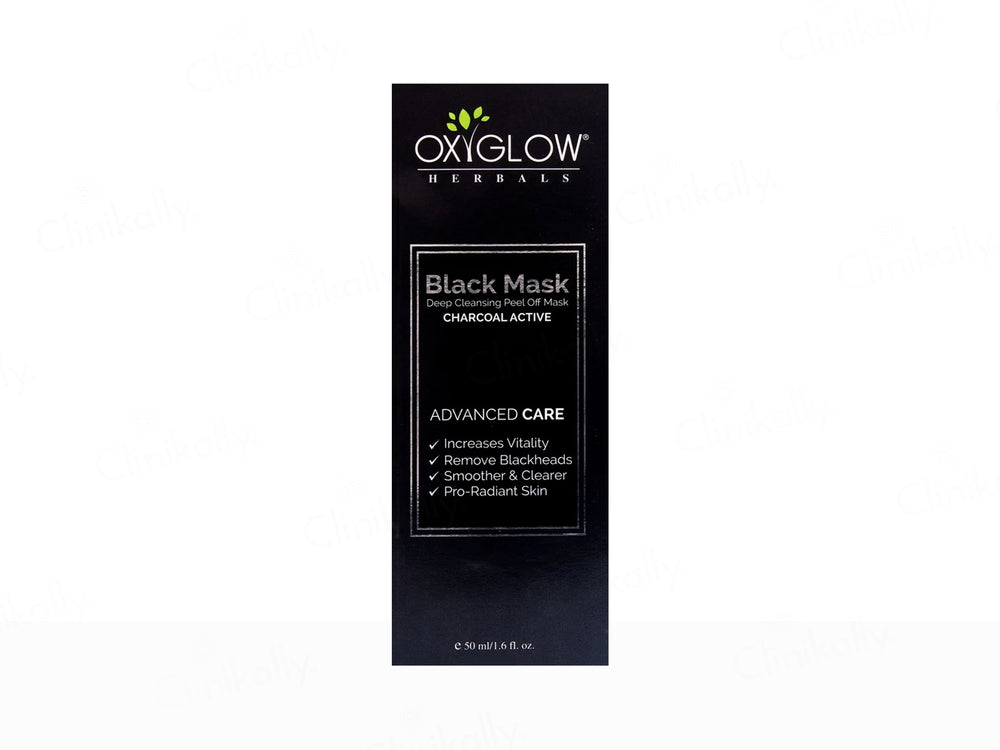 Oxyglow Charcoal Active Black Peel Off Mask