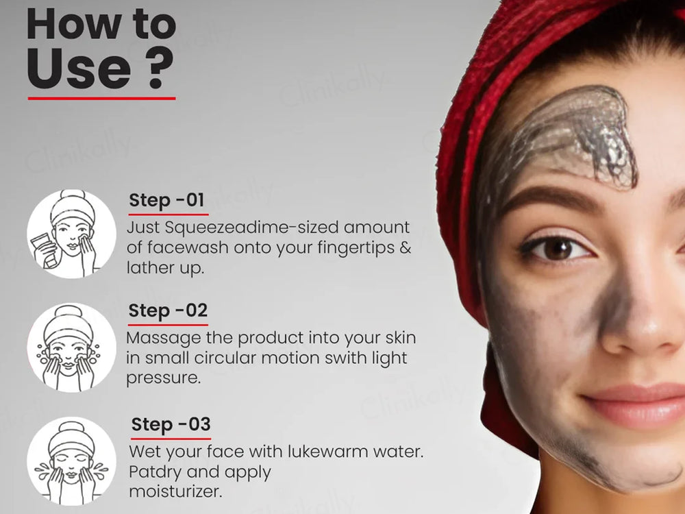 Oxyglow Charcoal Facewash