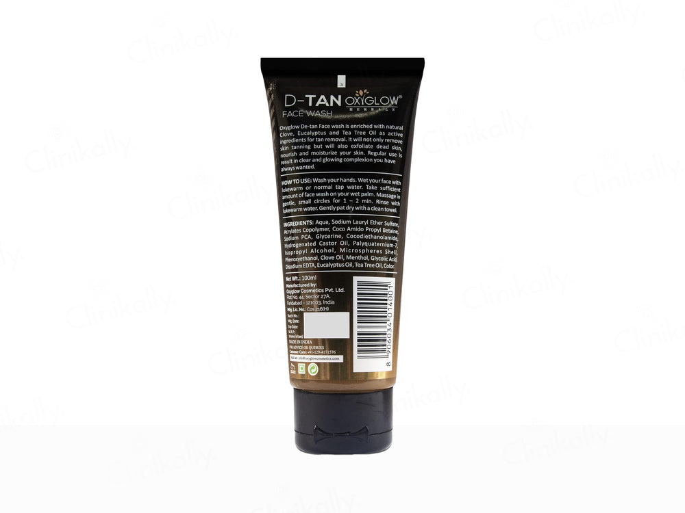 Oxyglow De-Tan Facewash