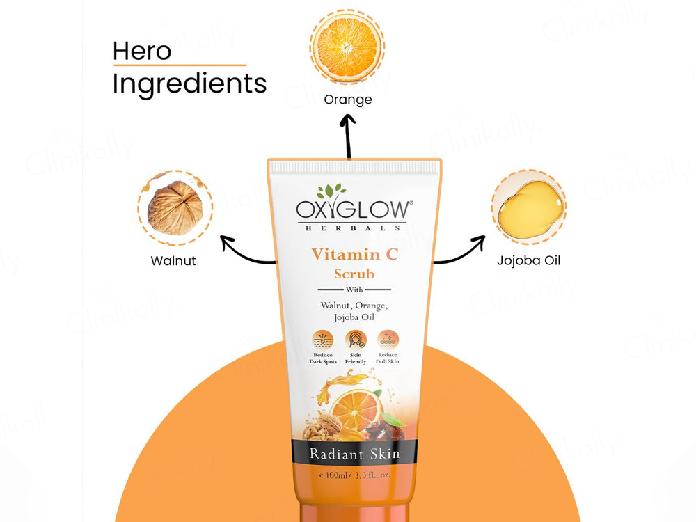 Oxyglow Vitamin C Face Scrub