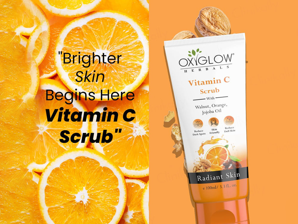 Oxyglow Vitamin C Face Scrub