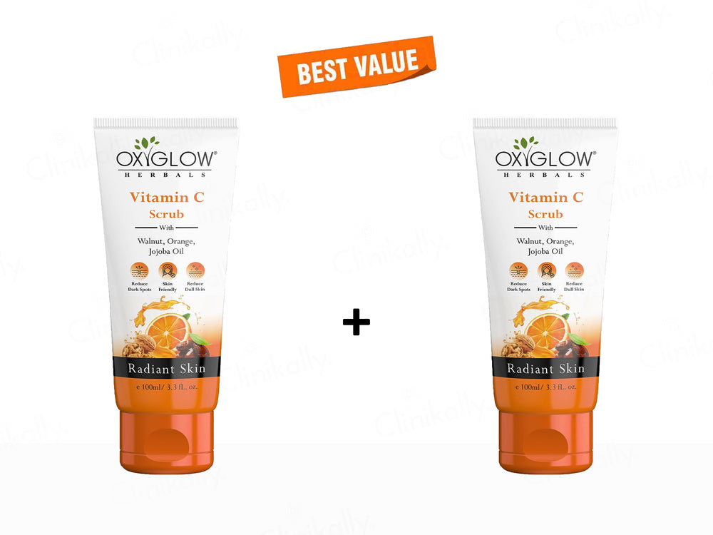 Oxyglow Vitamin C Face Scrub