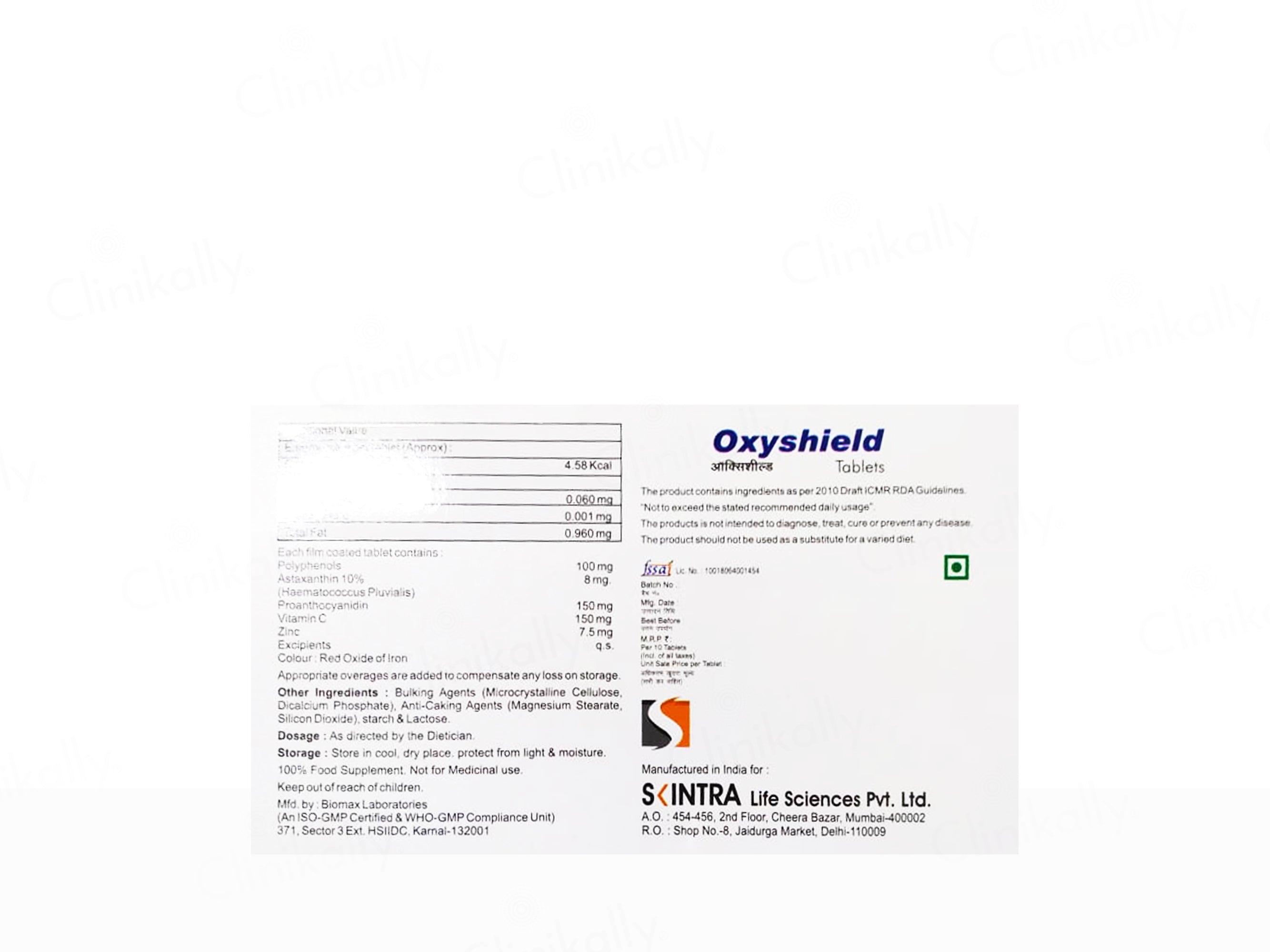 Oxyshield Tablet