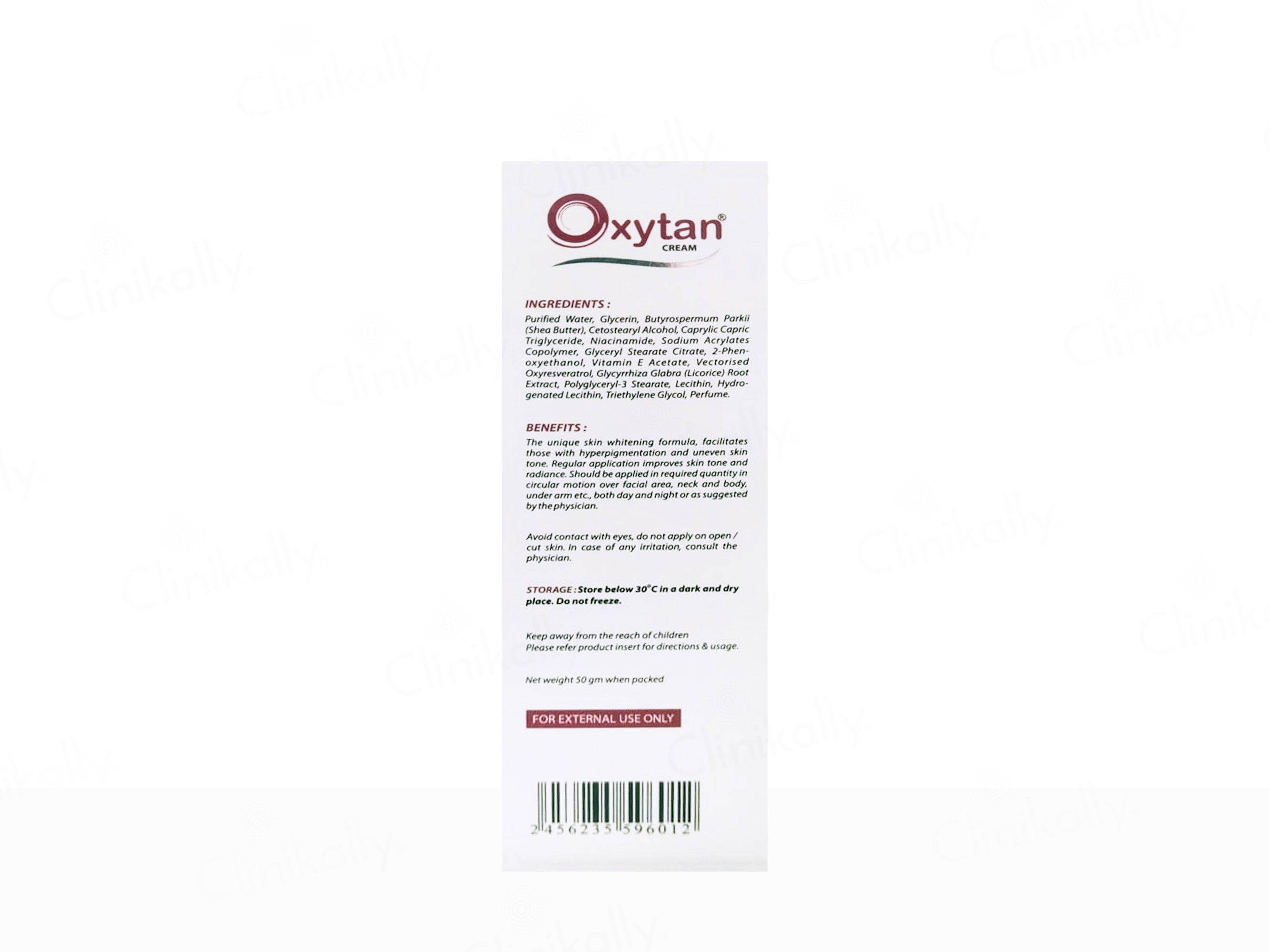 Oxytan Skin Brightening & Lightening Cream