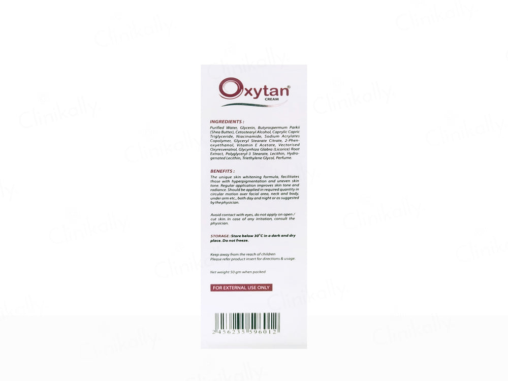 Oxytan Skin Brightening & Lightening Cream