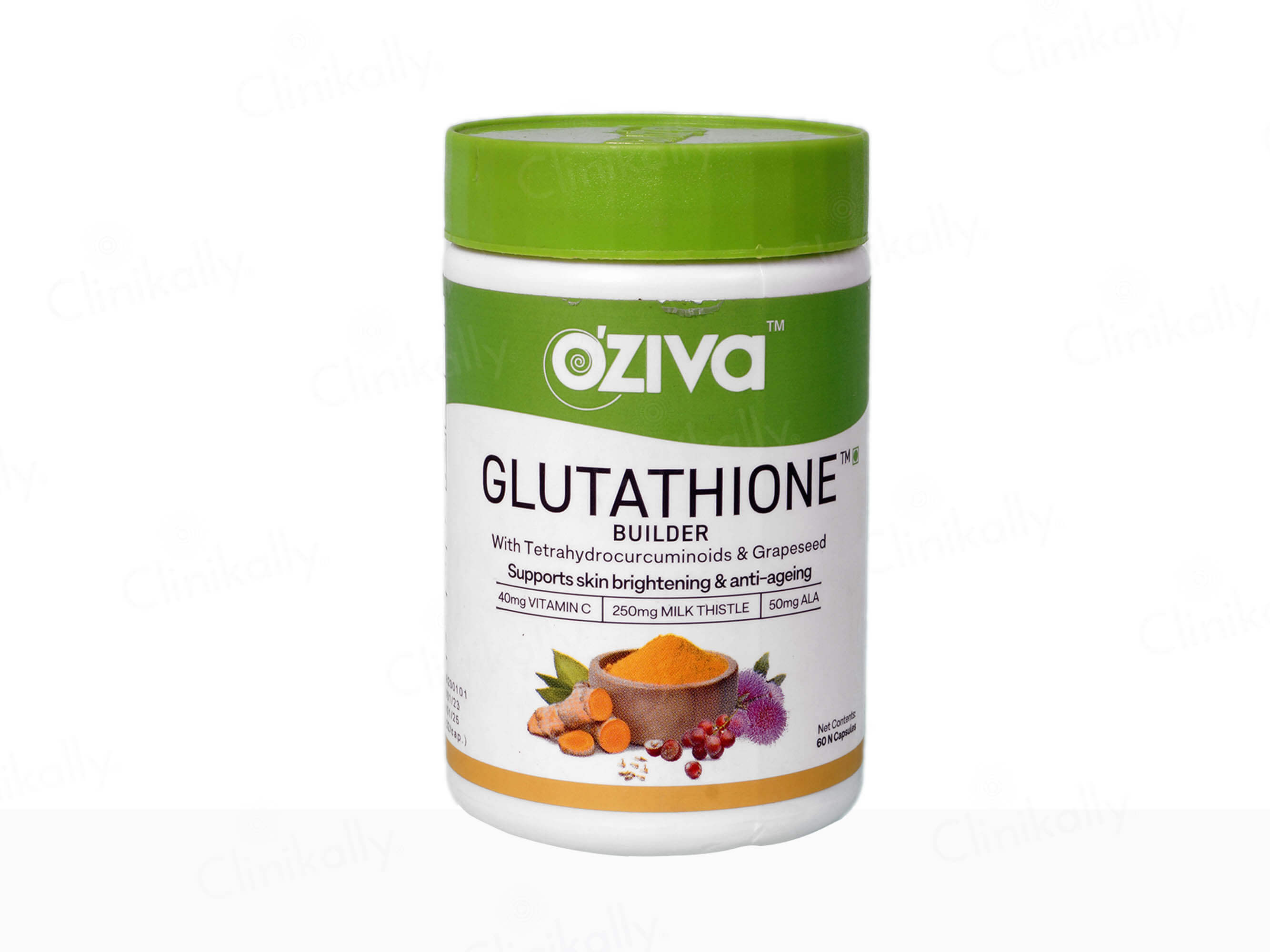 Buy OZiva Glutathione Builder Skin Brightening & Anti-Ageing Capsule Online at Best Price | Clinikally Buy OZiva Glutathione Builder Skin Brightening & Anti-Ageing Capsule Online at Best Price | Clinikally