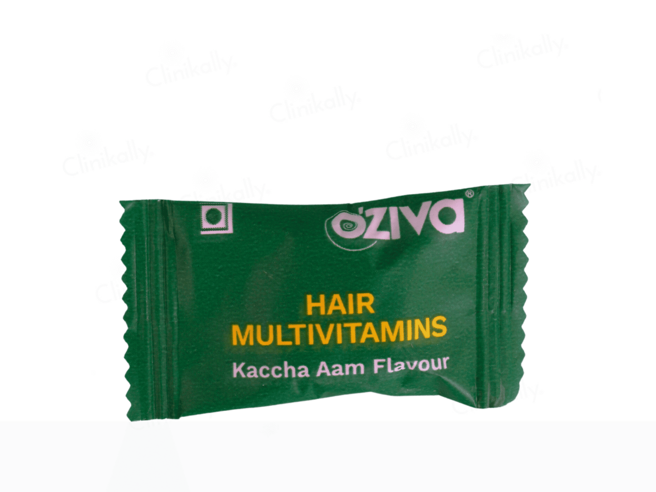 OZiva Hair Multivitamins Gummies - Kachcha Aam- Clinikally