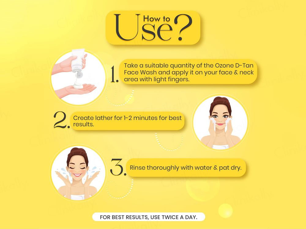 Ozone D-Tan Face Wash