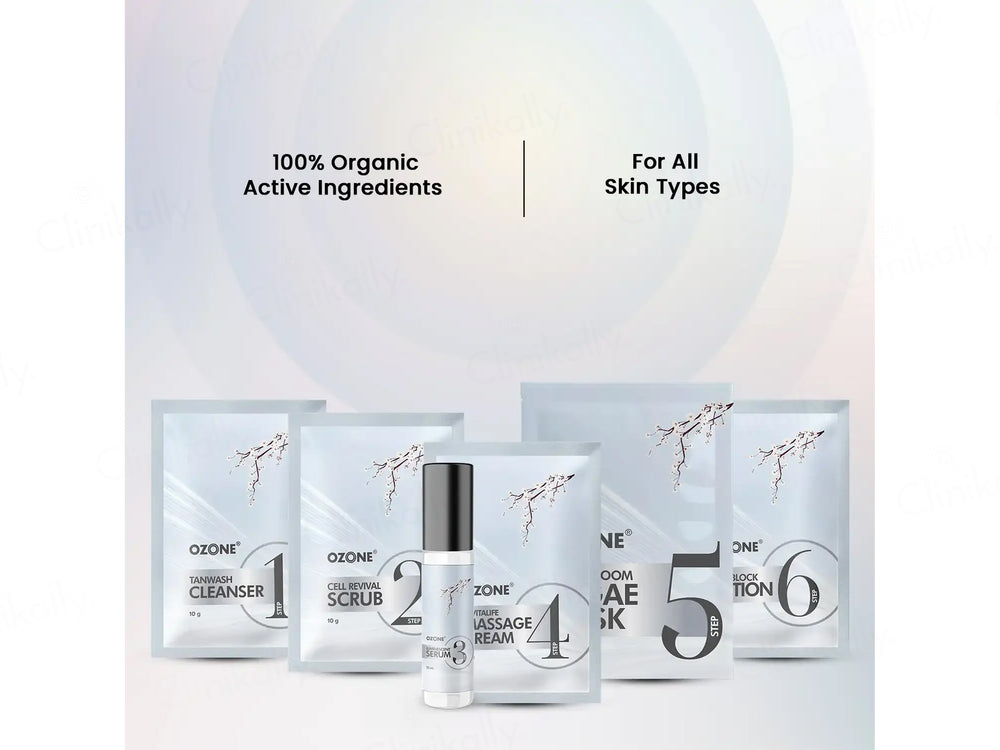 Ozone Radiant Platinum Facial Kit
