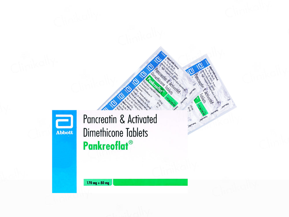 Pankreoflat 170mg/80mg Tablet