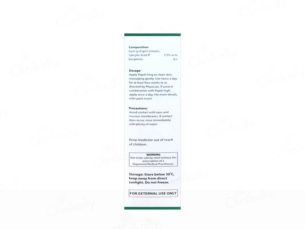 PapiX Long 2.5% Salicylic Acid Gel