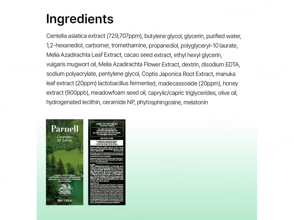 Parnell Cicamanu 92 Serum