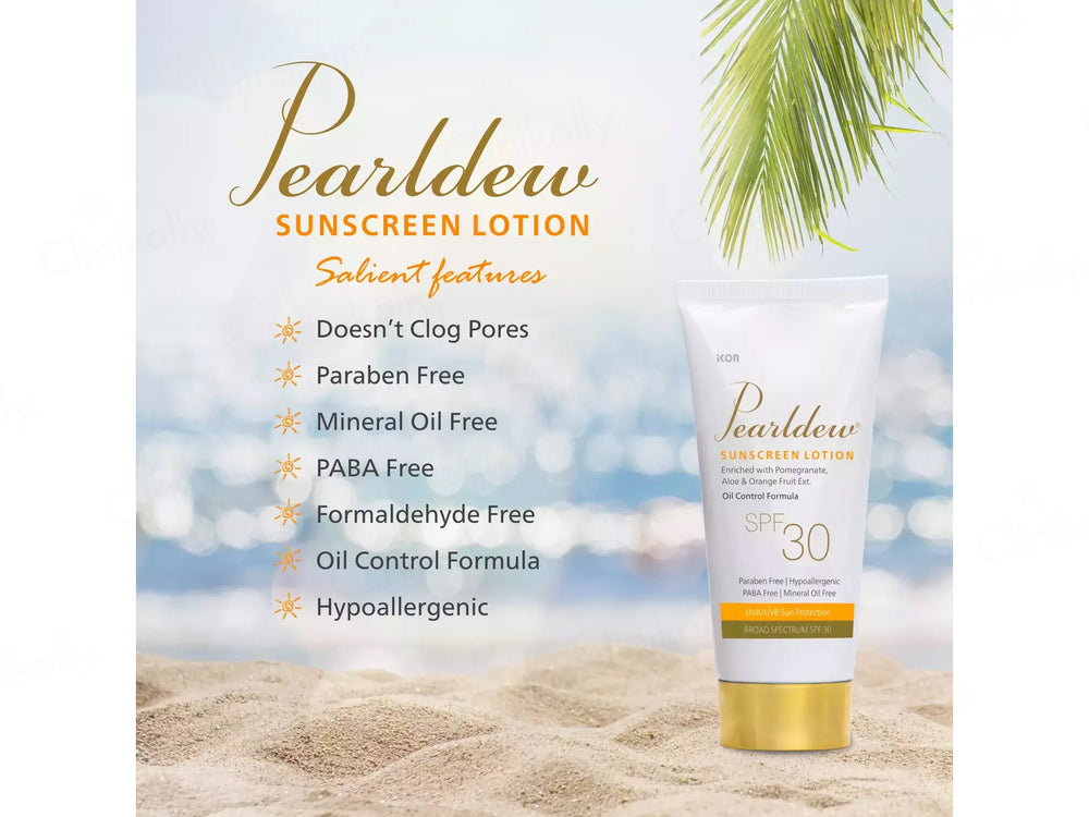 Pearldew Oil Control Sunscreen Lotion SPF 30
