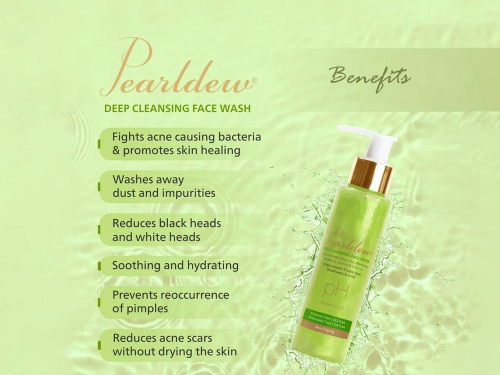 Pearldew pH Balanced Deep Cleansing Face Wash