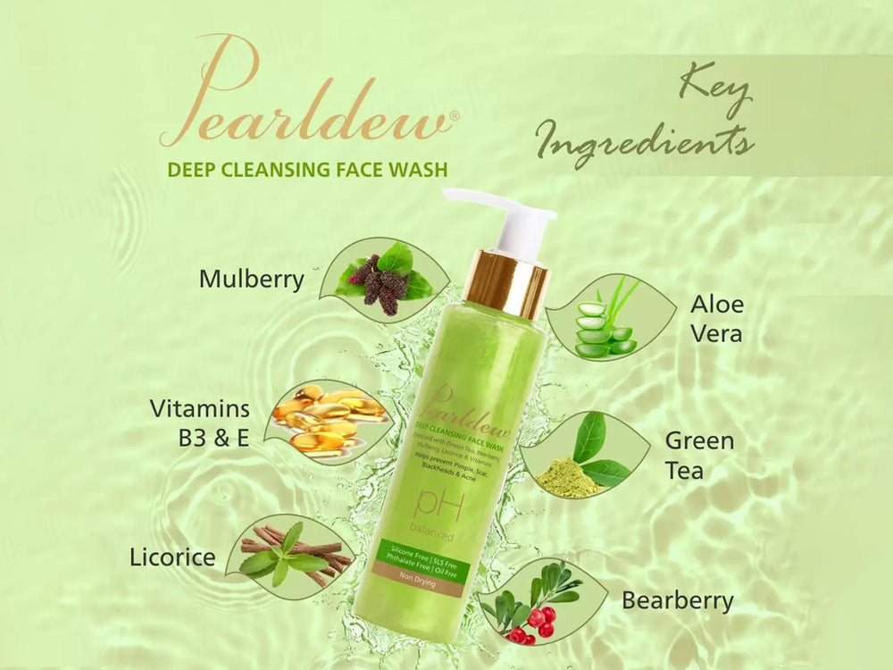 Pearldew pH Balanced Deep Cleansing Face Wash