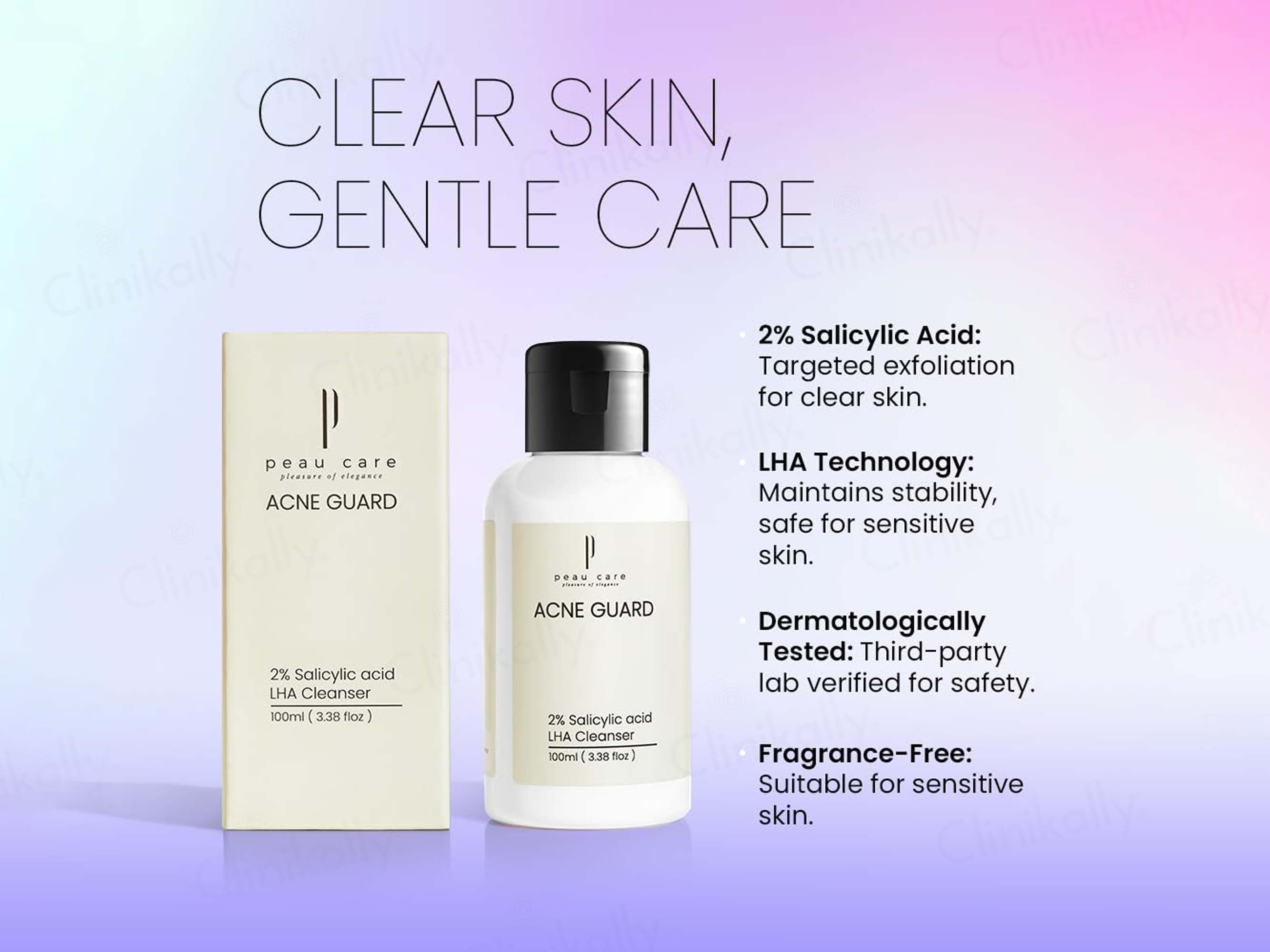 Peau Care Acne Guard 2% Salicylic Acid Cleanser